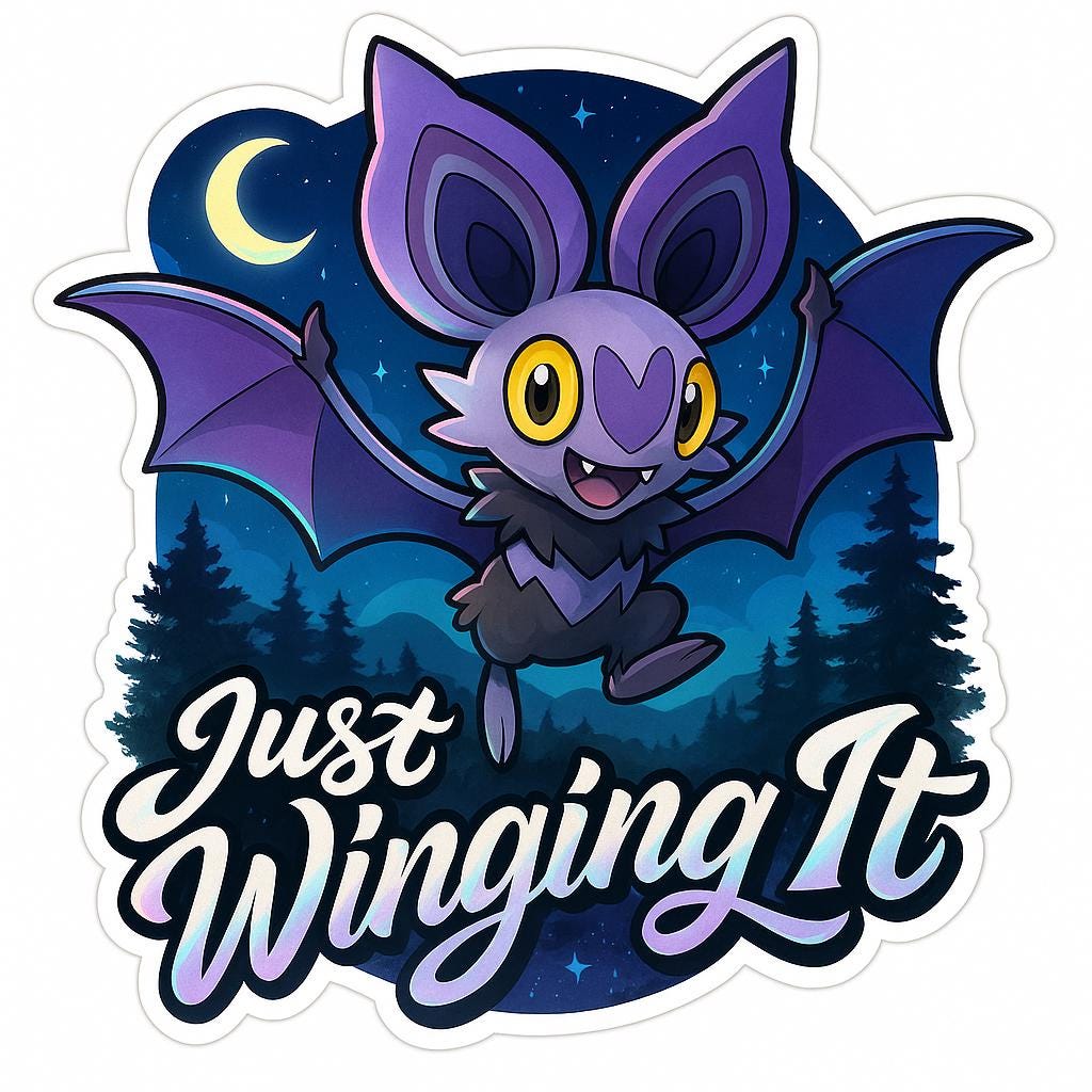 Noibat - Vinyl Pokemon Sticker - Just Winging It