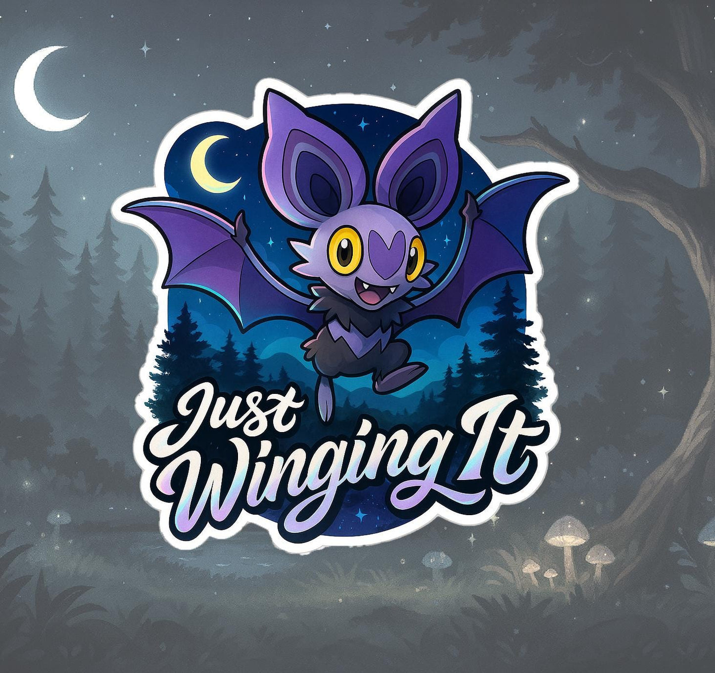 Noibat - Vinyl Pokemon Sticker - Just Winging It