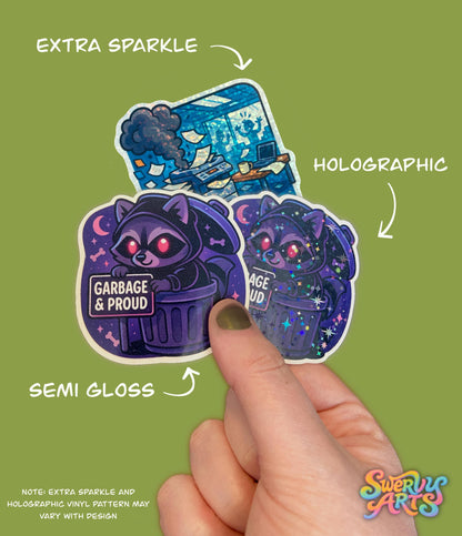 Mismagius - Vinyl Pokemon Sticker - screaming into the void