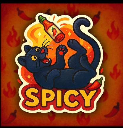 Spicy Vinyl Sticker Pack – Goofy Barnyard Animals, Small Artist Made, Funny Hot Sauce Sticker Designs, Spicy Food Lovers, Gift for him