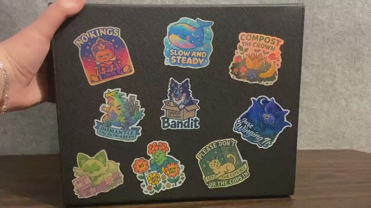 Neuro-Spicy Frog sticker – High quality and Small artist, Quirky Unique Gift, Nuerodivergent affirmation, Frog friend vinyl