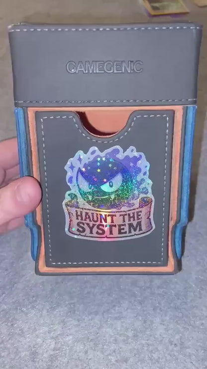Gastly - Vinyl Pokemon Sticker - Haunt the System